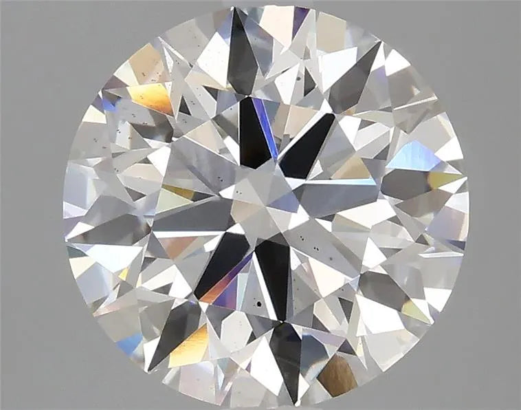 3.75ct round lab grown diamond (colour f, clarity vs2, cut id, igi certified)