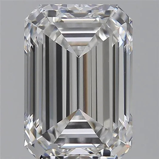 3.77ct Emerald Lab Grown Diamond (Colour D, Clarity VVS1, IGI Certified)