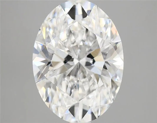 3.82ct Oval Lab Grown Diamond (Colour E, Clarity VS2, IGI Certified)