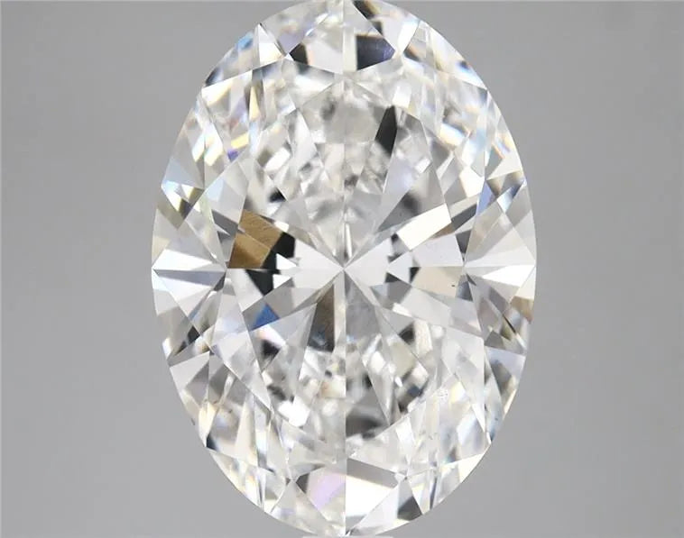 3.93ct Oval Lab Grown Diamond (Colour E, Clarity VS2, IGI Certified)