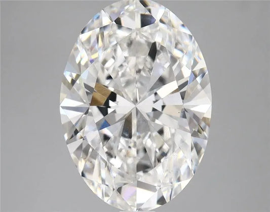 3.93ct Oval Lab Grown Diamond (Colour E, Clarity VS2, IGI Certified)