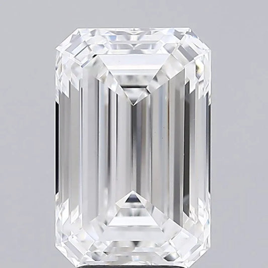 4.00ct Emerald Lab Grown Diamond (Colour E, Clarity VVS2, IGI Certified)