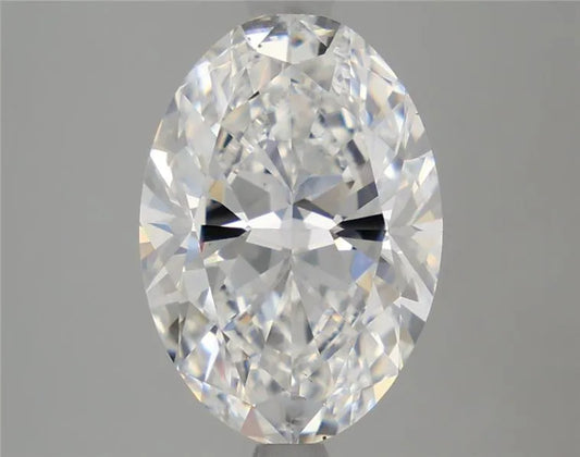 4.00ct Oval Lab Grown Diamond (Colour E, Clarity VS2, IGI Certified)