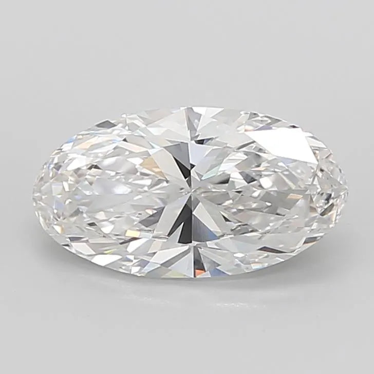 4.00ct oval lab grown diamond (colour e, clarity vvs2, igi certified)