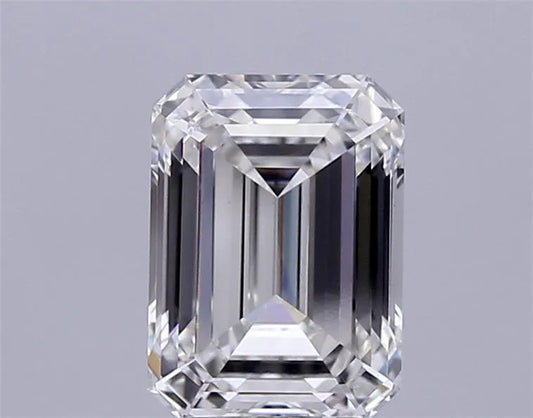 4.01ct Emerald Lab Grown Diamond (Colour F, Clarity VVS2, IGI Certified)