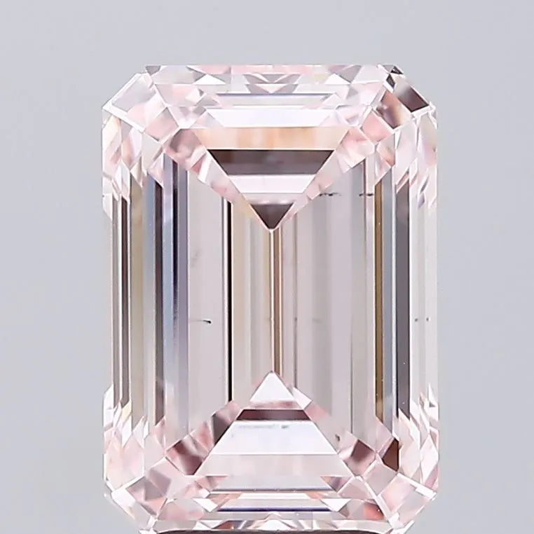 4.01ct emerald lab grown diamond (colour fancy intense pink, clarity vs1, igi certified)