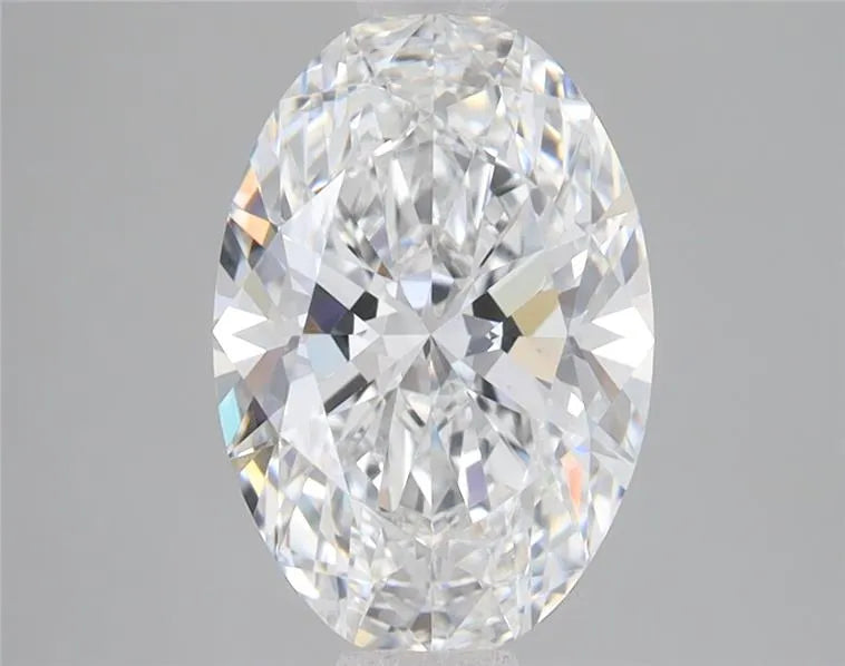 4.01ct Oval Lab Grown Diamond (Colour D, Clarity VVS1, IGI Certified)