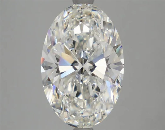 4.01ct Oval Lab Grown Diamond (Colour G, Clarity VVS2, IGI Certified)