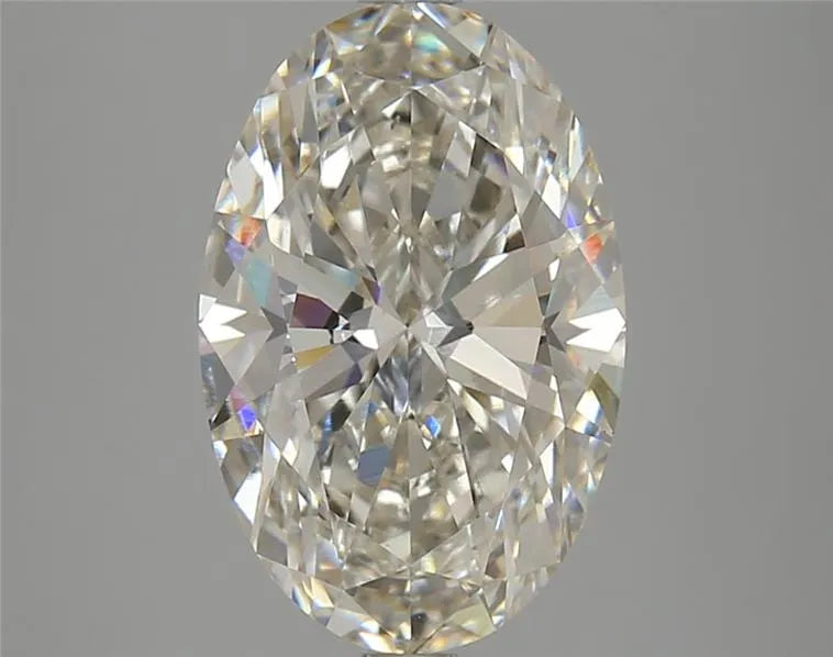 4.01ct oval lab grown diamond (colour h, clarity vs1, igi certified)