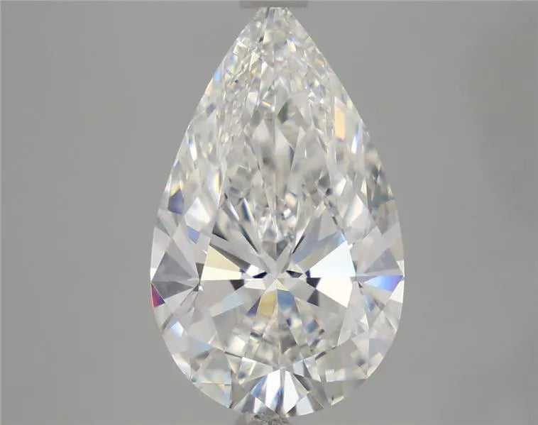 4.01ct pear lab grown diamond (colour f, clarity vvs2, cut ex, igi certified)
