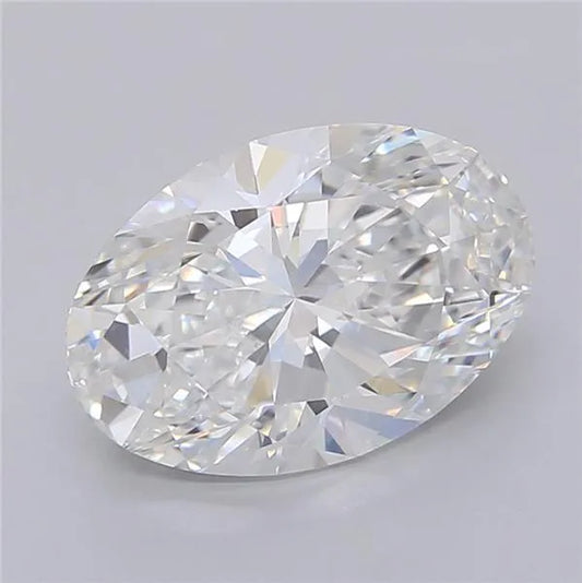 4.02ct Oval Lab Grown Diamond (Colour E, Clarity VVS2, IGI Certified)