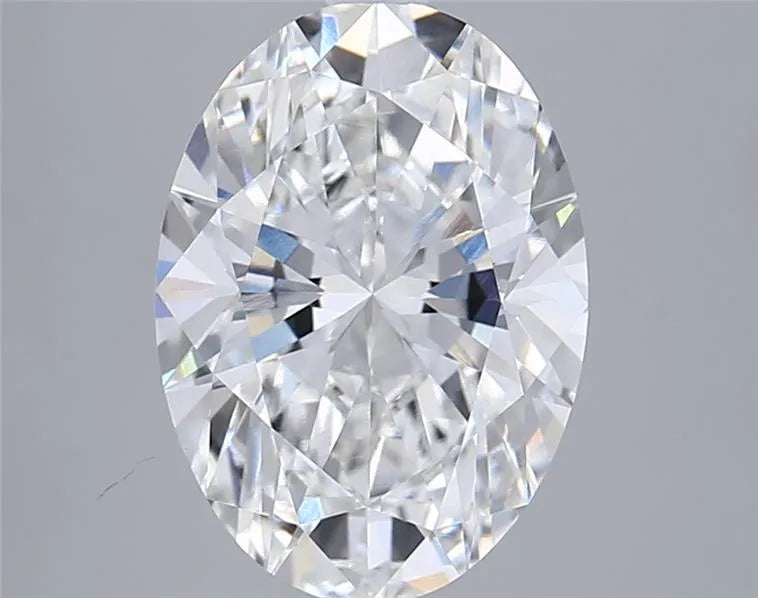 4.02ct oval lab grown diamond (colour f, clarity vvs1, igi certified)