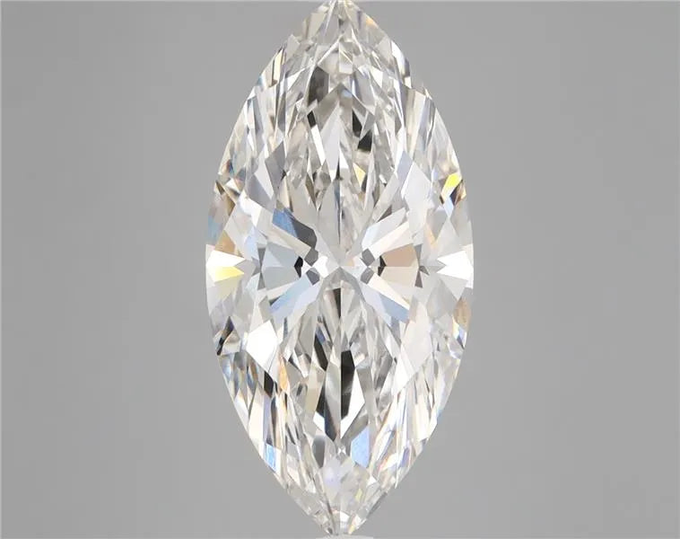 4.03ct marquise lab grown diamond (colour g, clarity vvs2, igi certified)