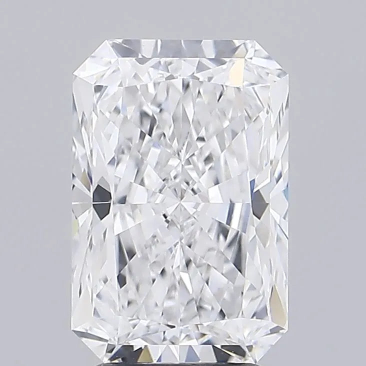 4.03ct radiant lab grown diamond (colour f, clarity vvs1, igi certified)
