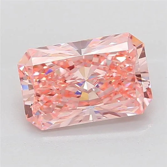 4.03ct Radiant Lab Grown Diamond (Colour Fancy Vivid Pink, Clarity VS1, IGI Certified)