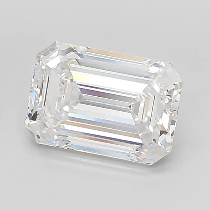 4.06ct emerald lab grown diamond (colour e, clarity vvs2, igi certified)