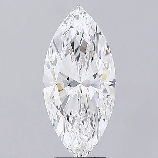 4.06ct Marquise Lab Grown Diamond (Colour F, Clarity VVS2, IGI Certified)