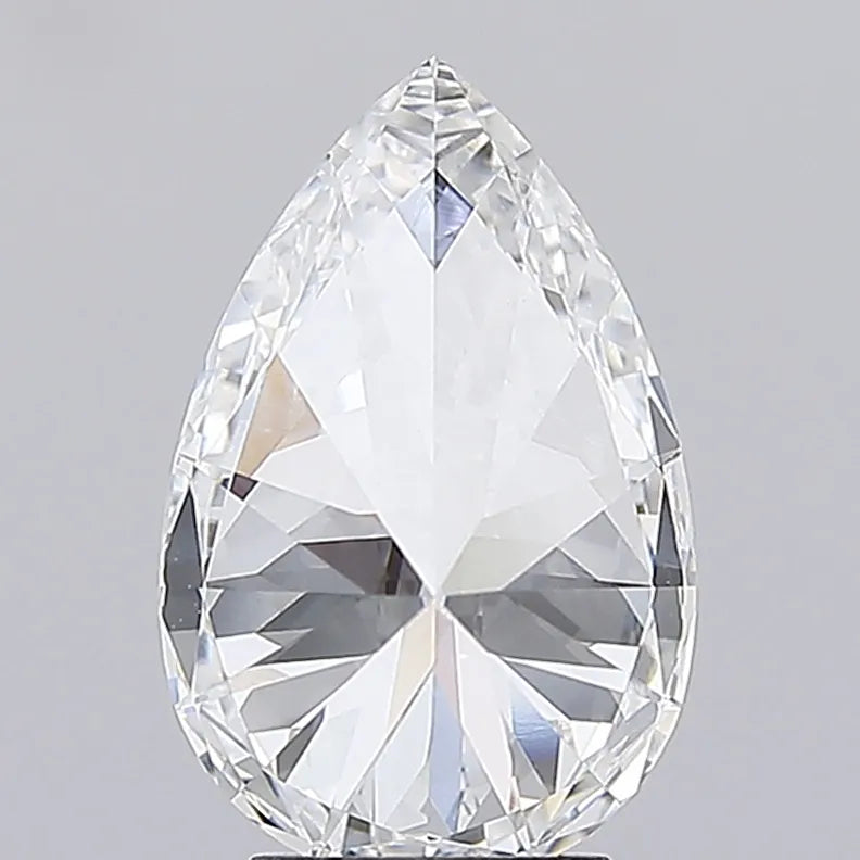 4.09ct Pear Lab Grown Diamond (Colour E, Clarity VVS2, IGI Certified)