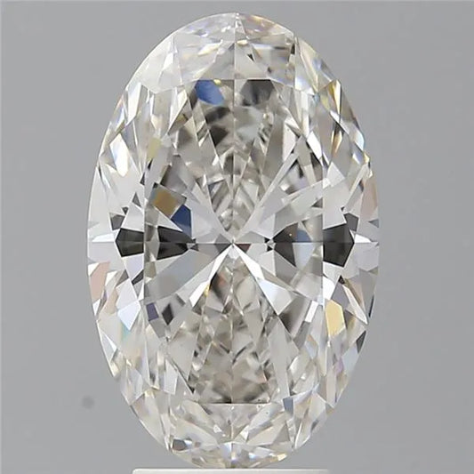 4.10ct Oval Lab Grown Diamond (Colour F, Clarity VVS2, IGI Certified)