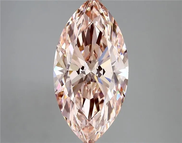 4.25ct Marquise Lab Grown Diamond (Colour Fancy Vivid Pink, Clarity VS1, IGI Certified)