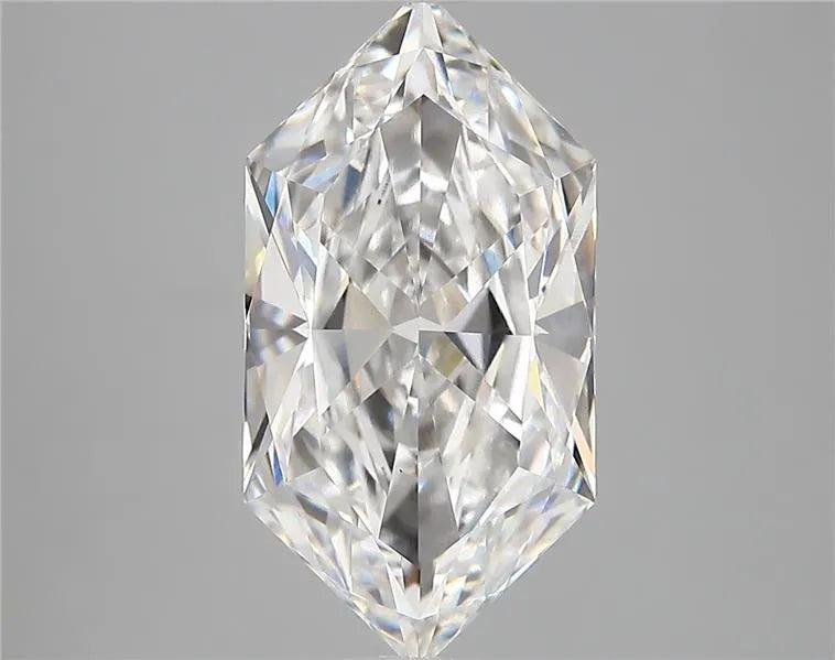 4.39ct hexagonal lab grown diamond (colour e, clarity vs1, igi certified)