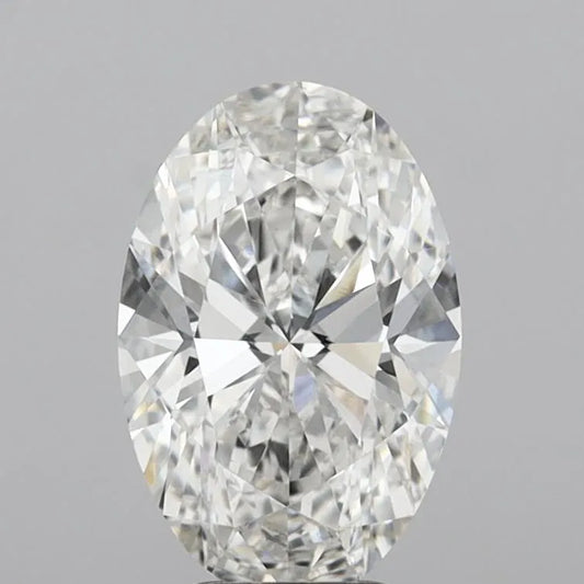 4.42ct Oval Lab Grown Diamond (Colour F, Clarity VVS2, IGI Certified)