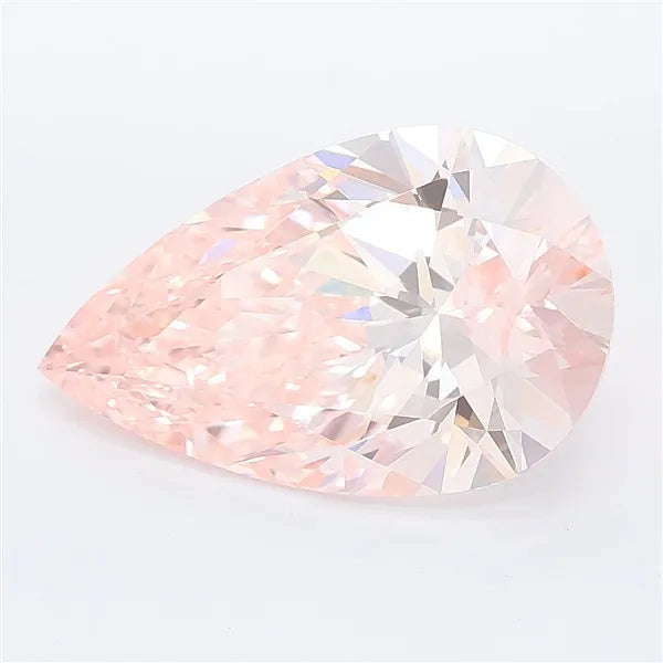 4.73ct Pear Lab Grown Diamond (Colour Fancy Vivid Pink, Clarity VVS2, IGI Certified)