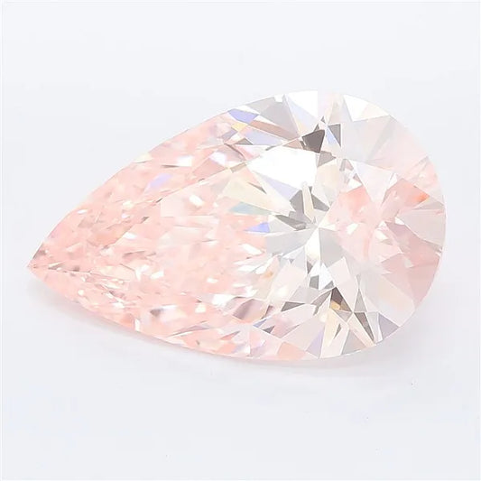 4.73ct Pear Lab Grown Diamond (Colour Fancy Vivid Pink, Clarity VVS2, IGI Certified)