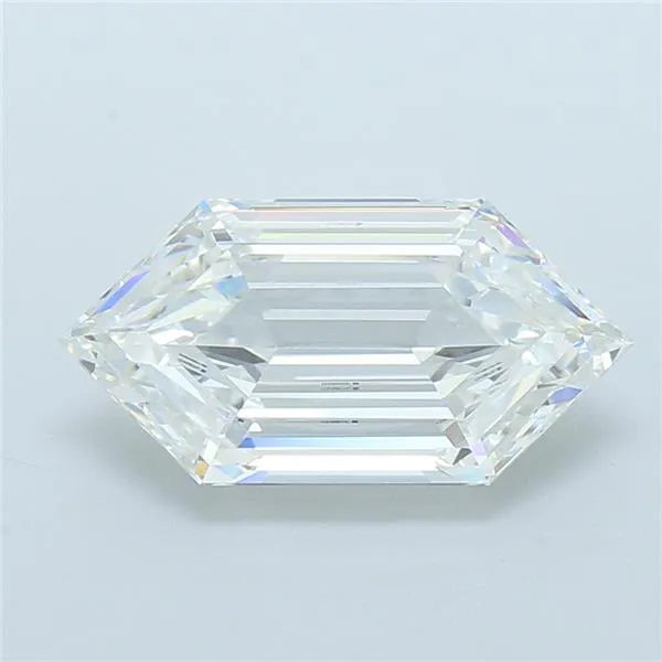 4.86ct hexagonal lab grown diamond (colour f, clarity vvs2, igi certified)