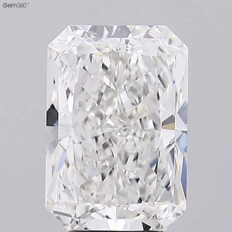 5.00ct radiant lab grown diamond (colour g, clarity vvs2, gia certified)