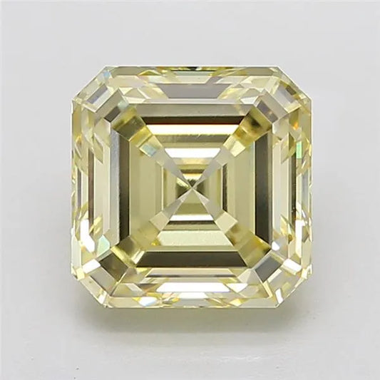 5.01ct Asscher Lab Grown Diamond (Colour Fancy Yellow, Clarity VS1, IGI Certified)