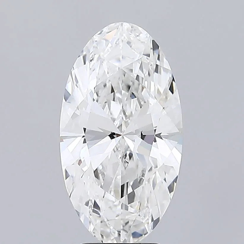 5.01ct Oval Lab Grown Diamond (Colour F, Clarity VVS2, IGI Certified)
