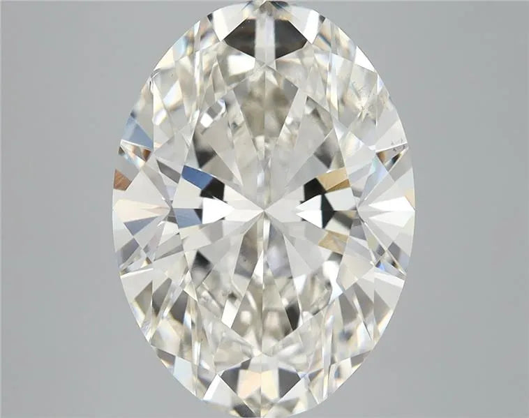 5.01ct oval lab grown diamond (colour h, clarity vs2, igi certified)