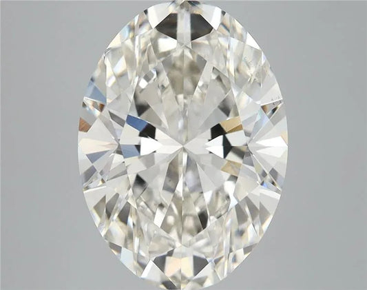 5.01ct Oval Lab Grown Diamond (Colour H, Clarity VS2, IGI Certified)