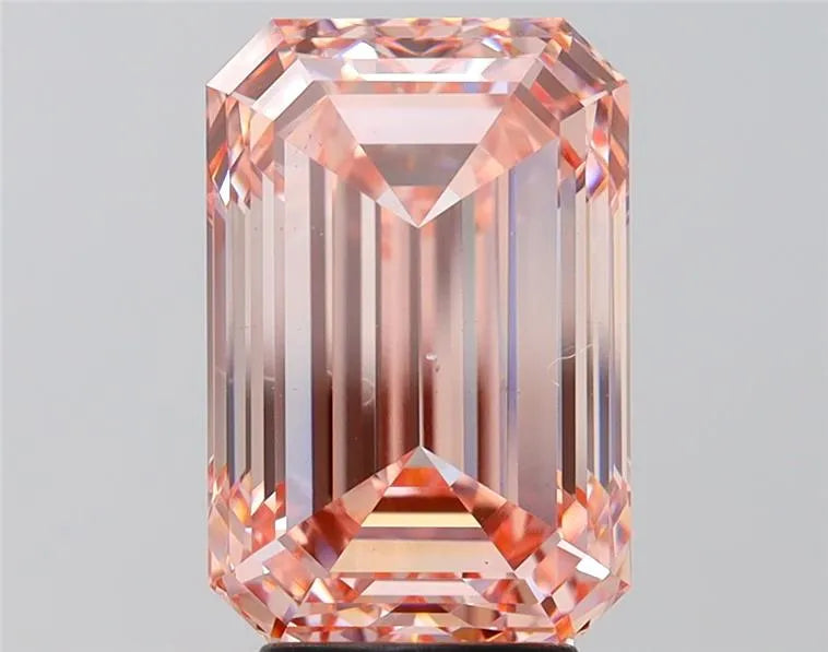 5.02ct emerald lab grown diamond (colour fancy intense pink, clarity vs2, igi certified)