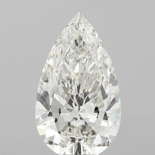 5.02ct Pear Lab Grown Diamond (Colour H, Clarity VVS2, IGI Certified)