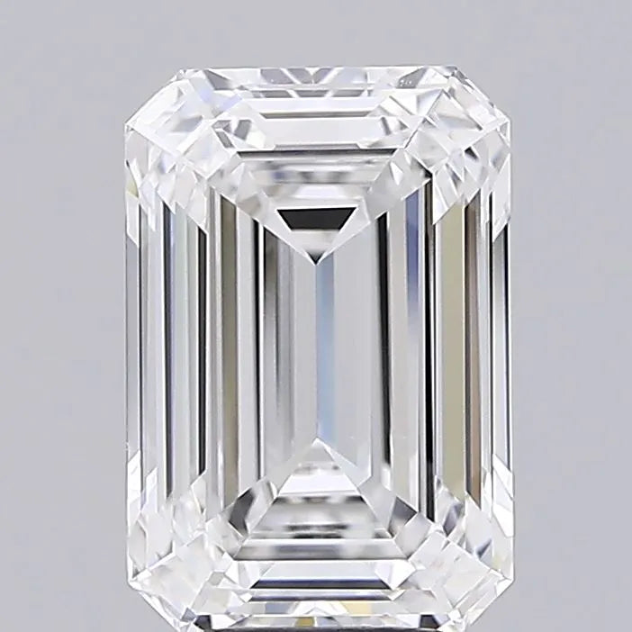 5.03ct emerald lab grown diamond (colour e, clarity vvs1, igi certified)
