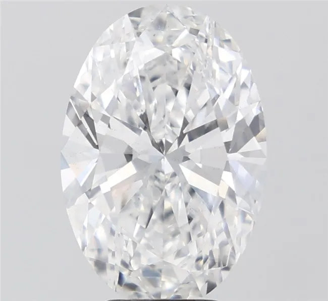 5.03ct oval lab grown diamond (colour e, clarity vs2, igi certified)