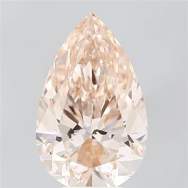 5.04ct pear lab grown diamond (colour fancy intense pink, clarity vs1, igi certified)