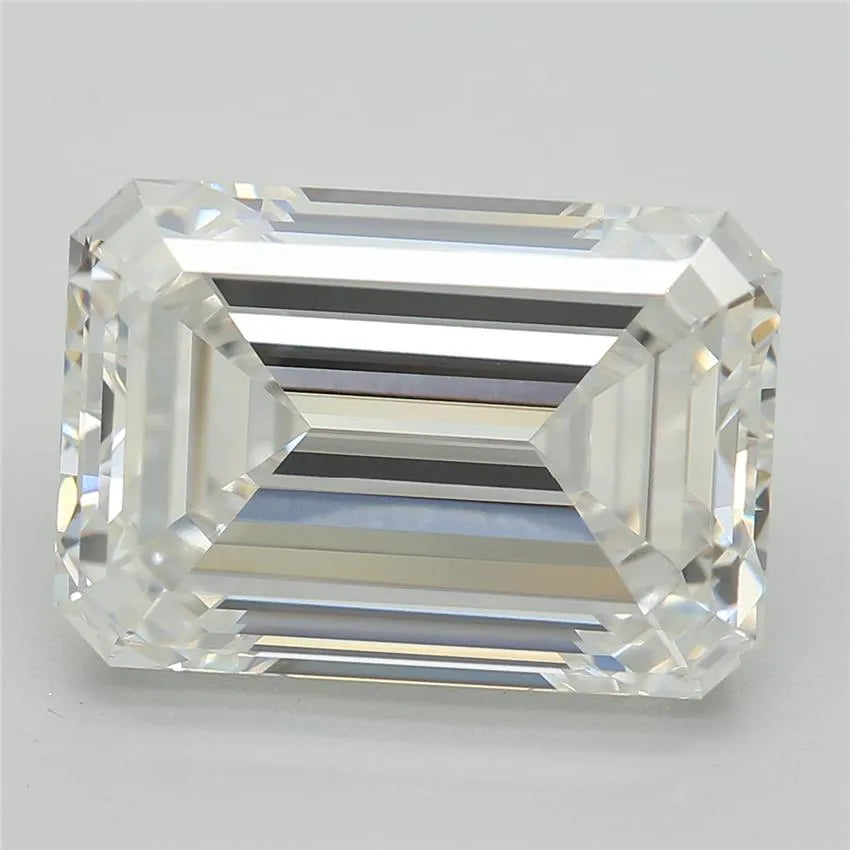 5.06ct emerald lab grown diamond (colour f, clarity vvs2, cut gd, gia certified)