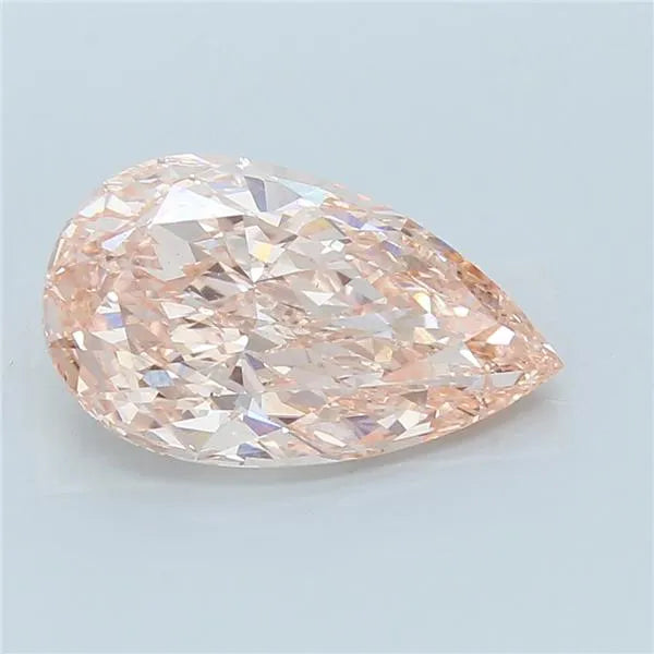 5.06ct pear lab grown diamond (colour fancy intense pink, clarity vs1, igi certified)