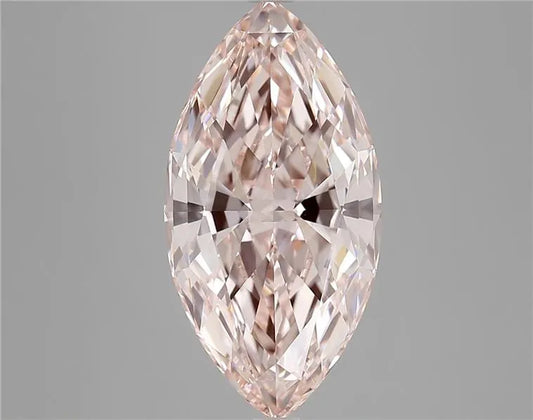 5.09ct Marquise Lab Grown Diamond (Colour Fancy Intense Pink, Clarity VVS1, IGI Certified)
