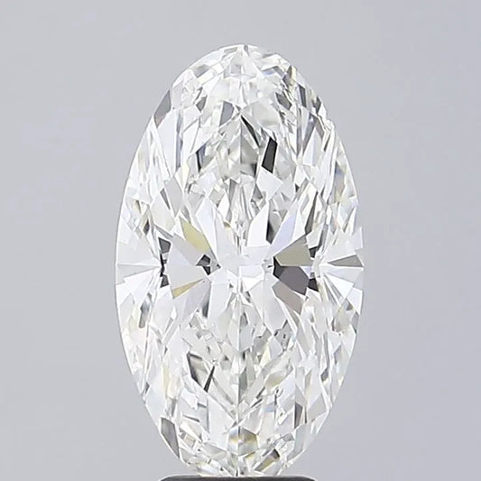 5.09ct Oval Lab Grown Diamond (Colour G, Clarity VVS2, IGI Certified)