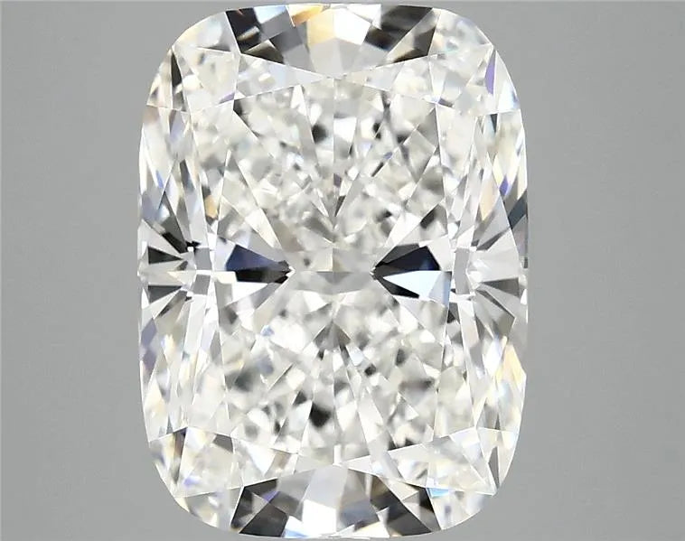 5.10ct cushion modified lab grown diamond (colour f, clarity vvs2, igi certified)