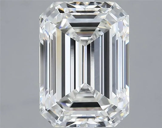 5.11ct Emerald Lab Grown Diamond (Colour F, Clarity VVS2, IGI Certified)