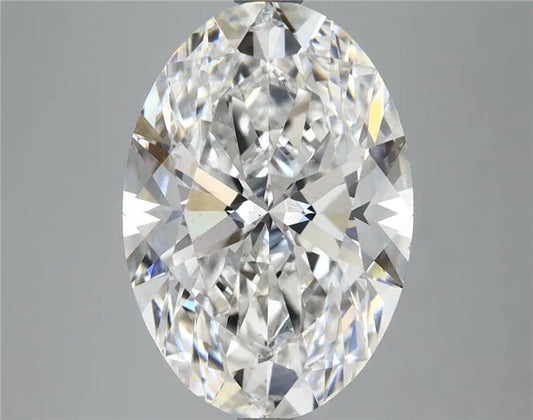 5.21ct Oval Lab Grown Diamond (Colour F, Clarity VS2, IGI Certified)