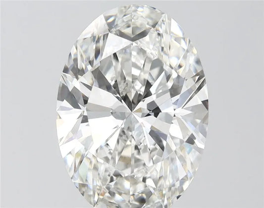 5.28ct Oval Lab Grown Diamond (Colour F, Clarity VVS2, IGI Certified)