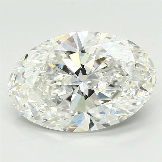 5.42ct Oval Lab Grown Diamond (Colour F, Clarity VS1, Cut EX, IGI Certified)