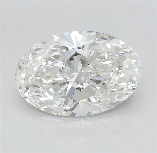 5.52ct Oval Lab Grown Diamond (Colour F, Clarity VVS2, Cut EX, IGI Certified)