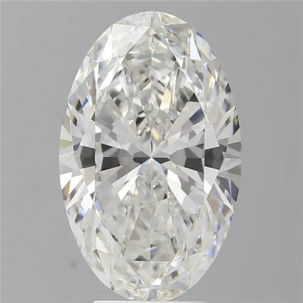 5.52ct oval lab grown diamond (colour g, clarity vvs2, igi certified)